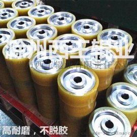 電鍍生產設備廠專用天車聚氨酯材質包膠輪